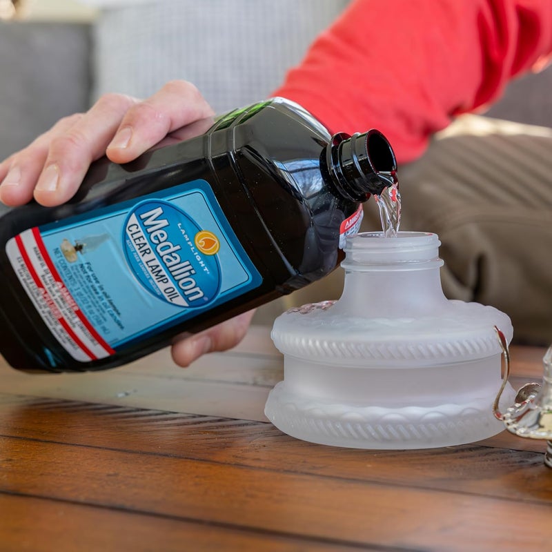 Lamplight Medallion Clear Lamp Oil - 32oz (946ml) for Oil Lamps - Image 4